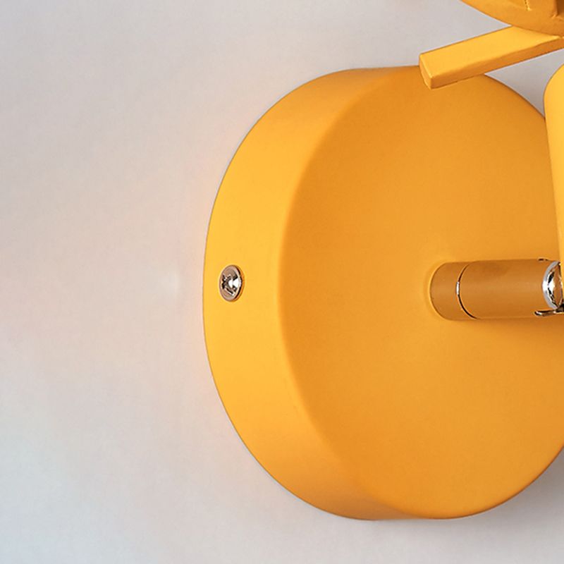 Modern Style Unique Shape Wall Sconce Metal 1 Light Sconce Lighting for Bedroom