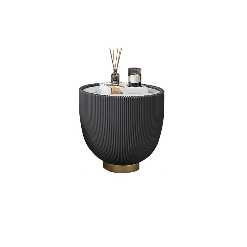 2 Piece Bunching Tables Slate Round Coffee Table for Living Room