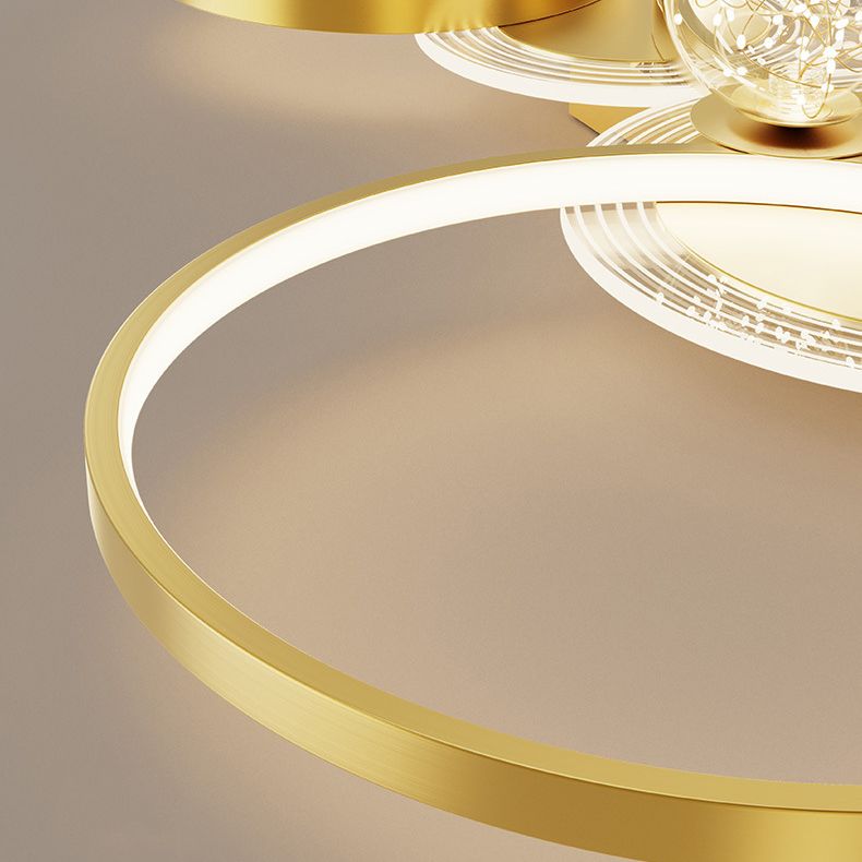 Plafonnier LED encastré, éclairage annulaire pour café, salon, chambre à coucher