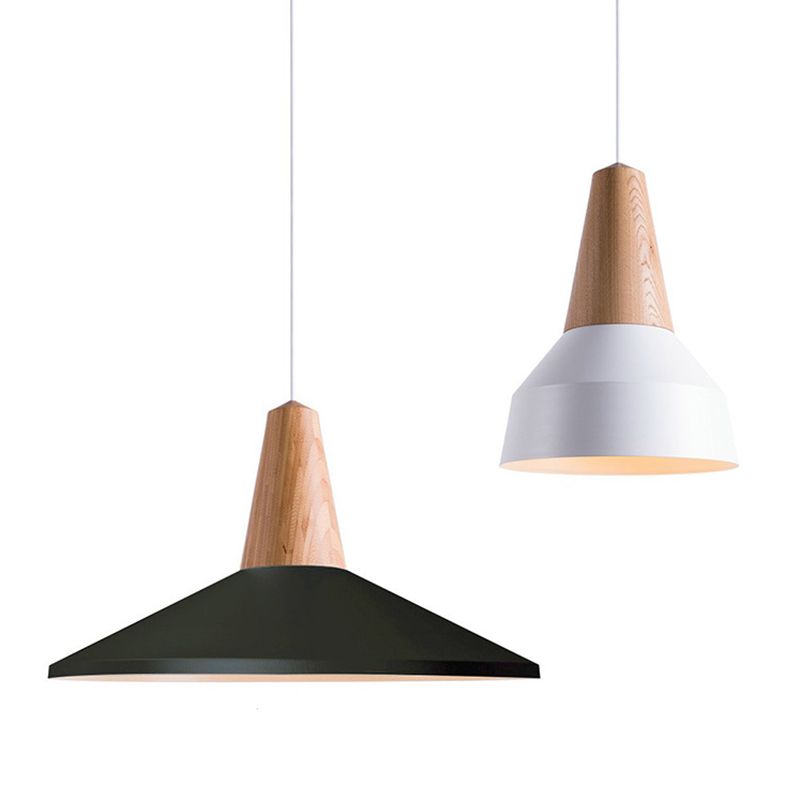 Trota in legno in metallo Trota sospesa a sospensione Simplicità Simplicità Apparecchio di illuminazione a sospensione per camera da letto