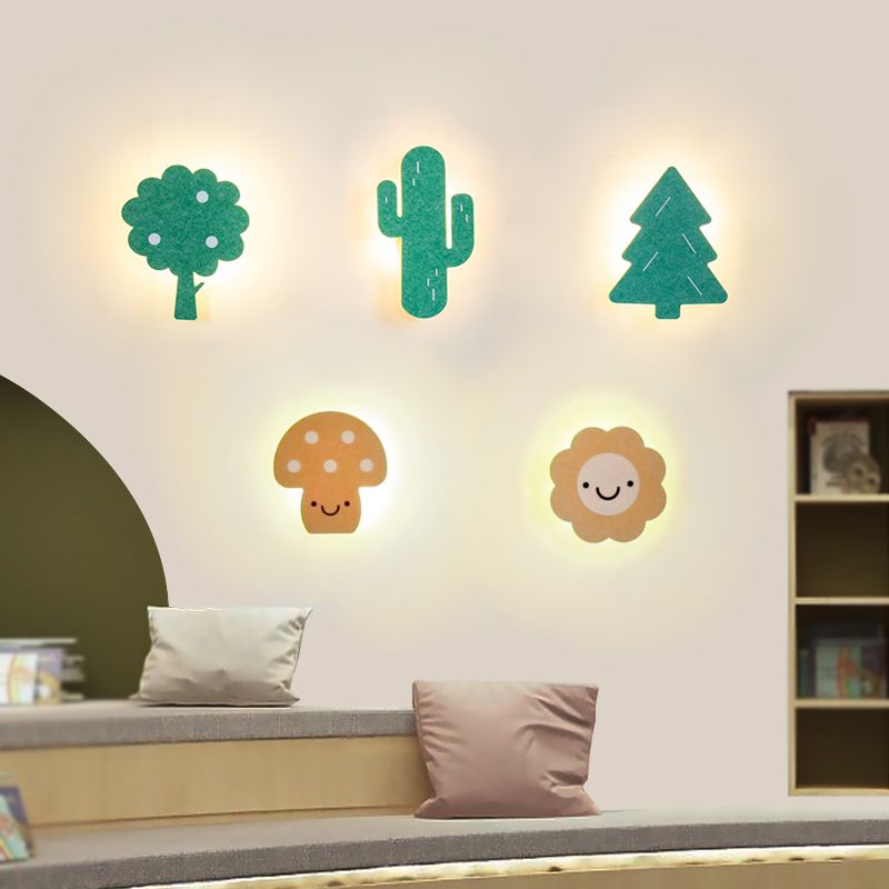 Luz de pared de forma única de estilo moderno poliéster 1 luces de montaje de pared de 1 luces