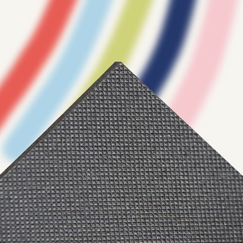 Light Pink Striped Rug PVC Minimalist Rug Non-Slip Backing Rug for Home Decor