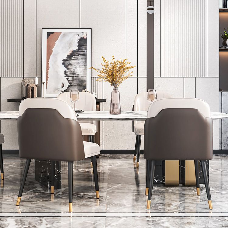 Juego De Sillas De Metal Estilo Escandinavo Sillas De Cocina Para Comedor Parsons