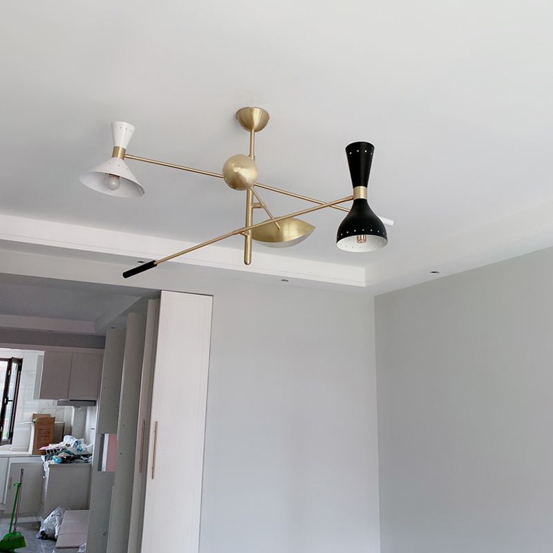 Assayeurs d'éclairage de pendentif nordique contemporain métal