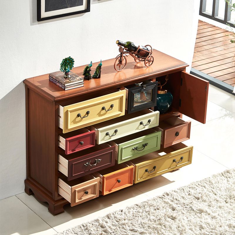 Coastal Storage Chest Dresser Solid Wood Storage Chest with 8/10/11/12 Drawers