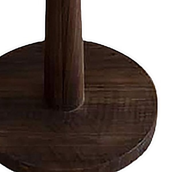 Scandinavian Pedestal Coffee Table Wood Scoring Coffee Table Set for Living Room