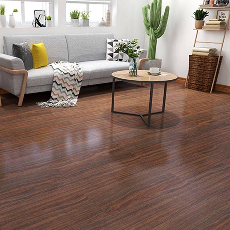 PVC Flooring Peel and Stick Smooth Wood Look Rectangle Vinyl Flooring