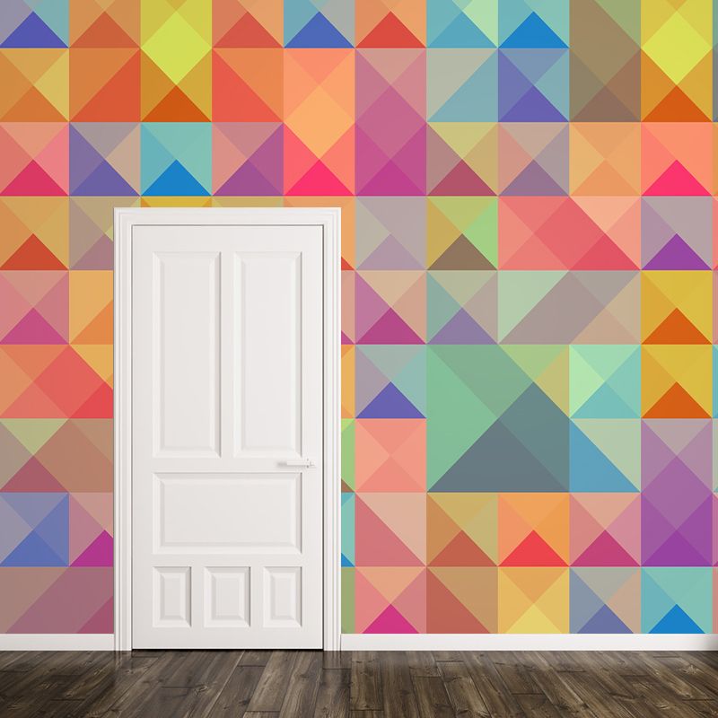 Chromatic Geometry Photography Wall Mural Living Room Wallpaper