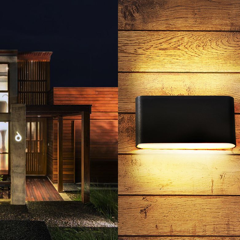 Up and Down Lighting Wall Mount Light Fixture Simplicity Waterproof Sconce Light for Living Room