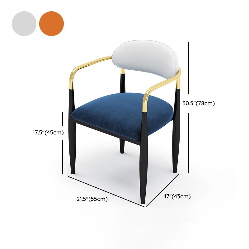 Black Stone Top Dinette Set with Metal Base 1/5 Pieces Modern Round Dining Table Set