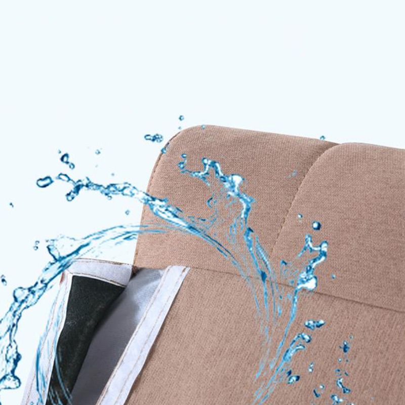 Modern Rocker Upholstered Button-Tufted with Gray Frame Rocking Chair(without Pillow)