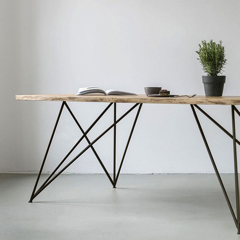 Traditional Luxury Rectangle Dining Site Table Solid Wood Dining Room Home Furniture