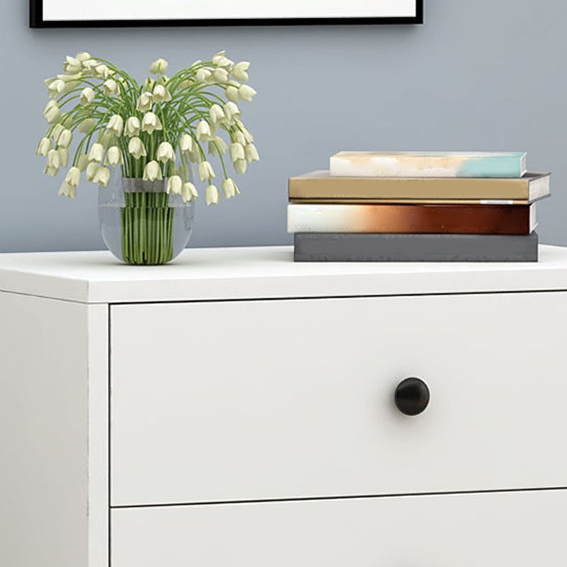 Bedroom Wood Storage Chest Contemporary Vertical Soft-Close Dresser with Drawers