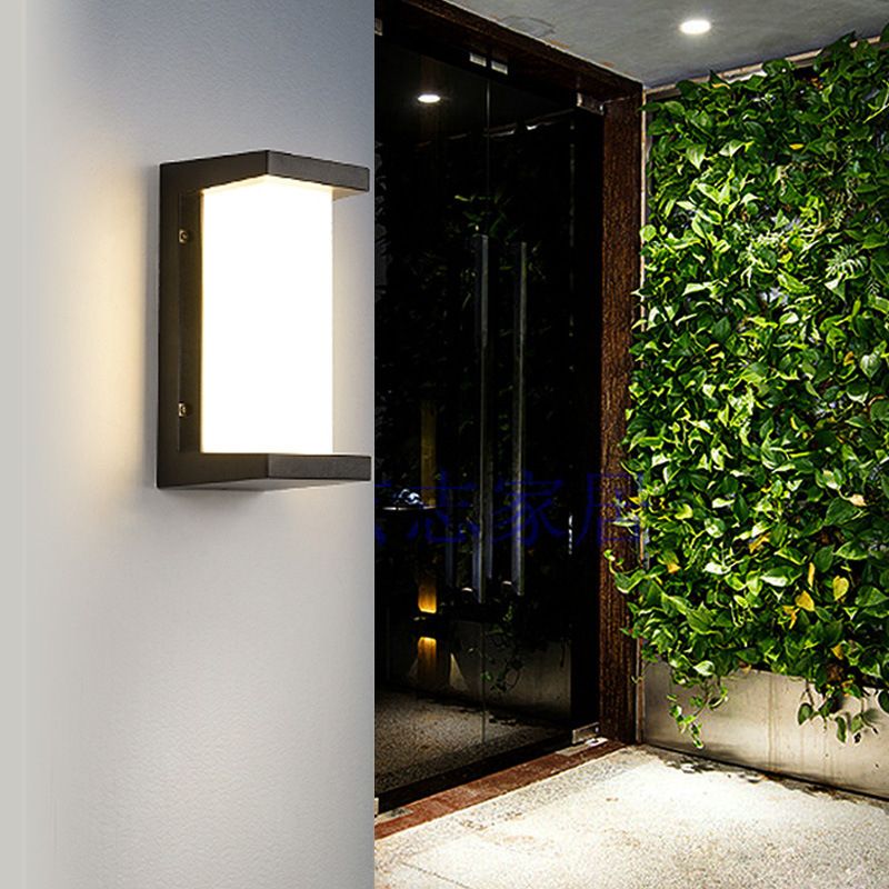 Modern Minimalist Style Wall Light Sconces Acrylic 1 Light Wall Lights for Outside Wall