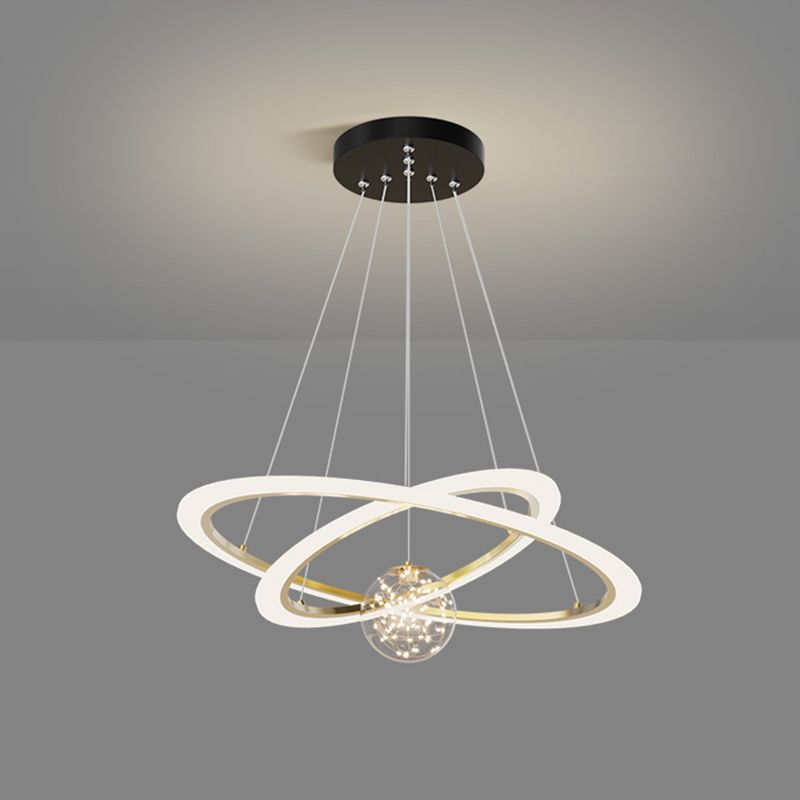 Licht luxe minimalisme Moderne Noordse stijl LED hanger kroonluchter licht voor eetkamer woonkamer