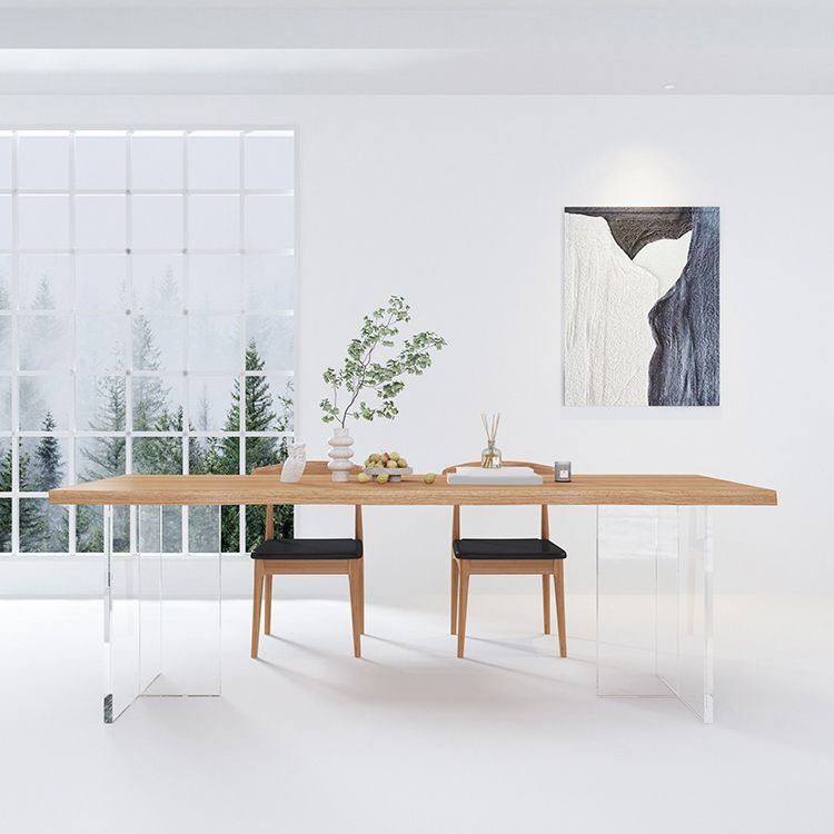 Modern Dining Set Solid Wood 1/2/4/5 Pieces Dining Furniture for Indoor