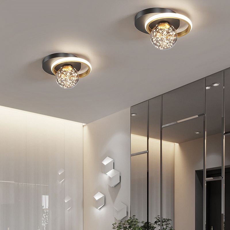 Lámpara empotrada moderna de 2 cabezales, luz de techo LED Gypsophila para dormitorio