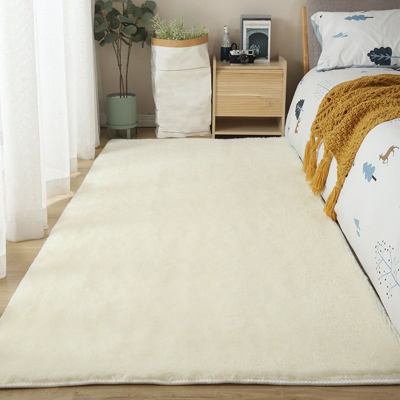 Tappeto in poliestere con tappeto solido minimalista tappeto interno per la camera da letto per adulti