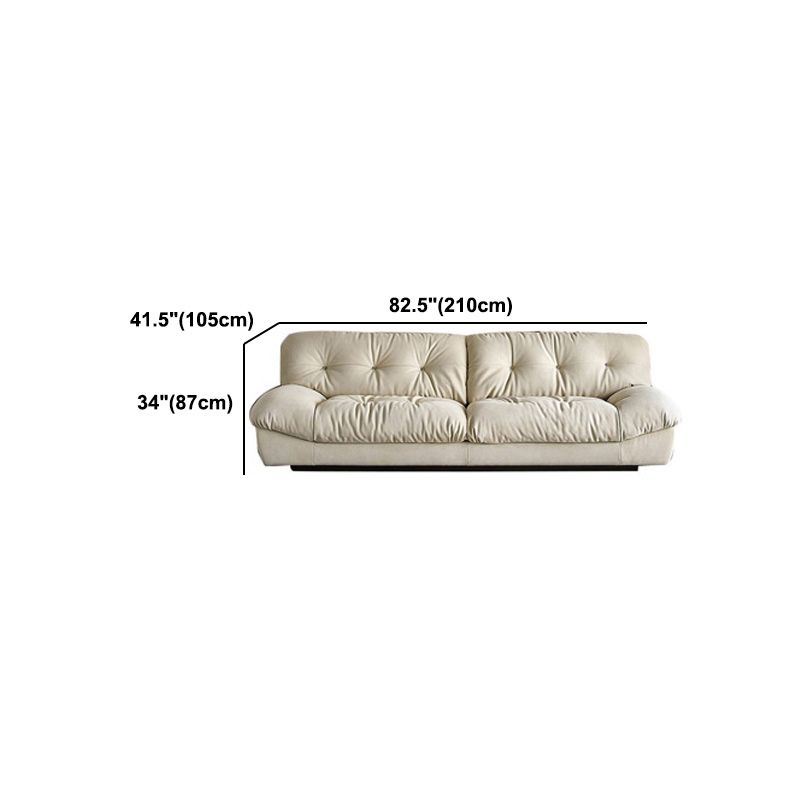Tufted Standard Sofa 41.33" D x 34.25" H Armless Sofa for Living Room