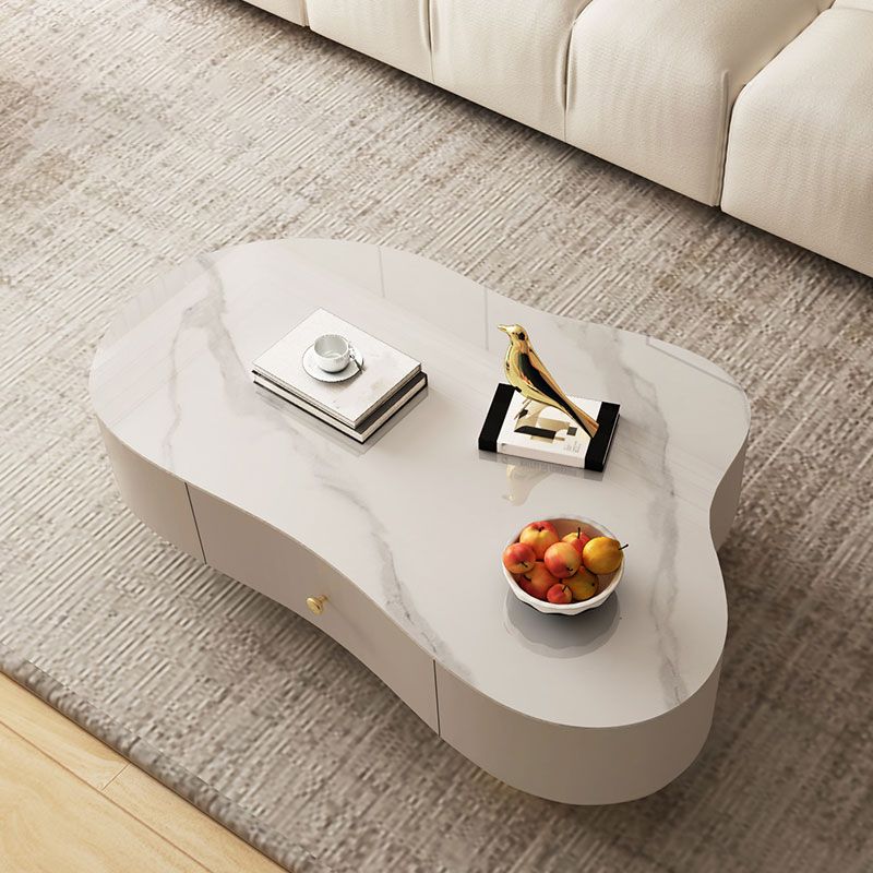 Contemporary Coffee Table Slate Free Form Coffee Cocktail Table