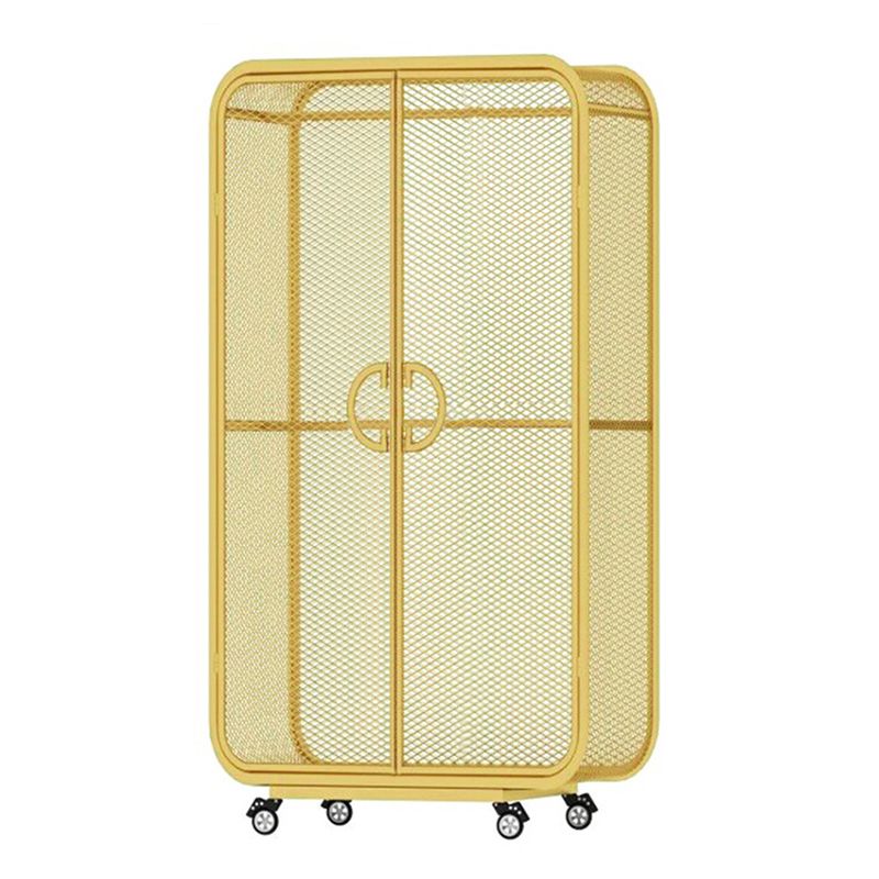 Contemporary Wardrobe Cabinet Metal Wardrobe Closet for Bedroom