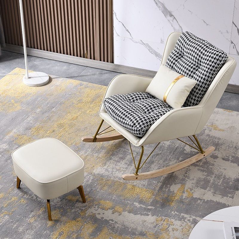 Bedroom Simple Leisure Lazy Sofa Chair Modern Style Single Rocker Chair