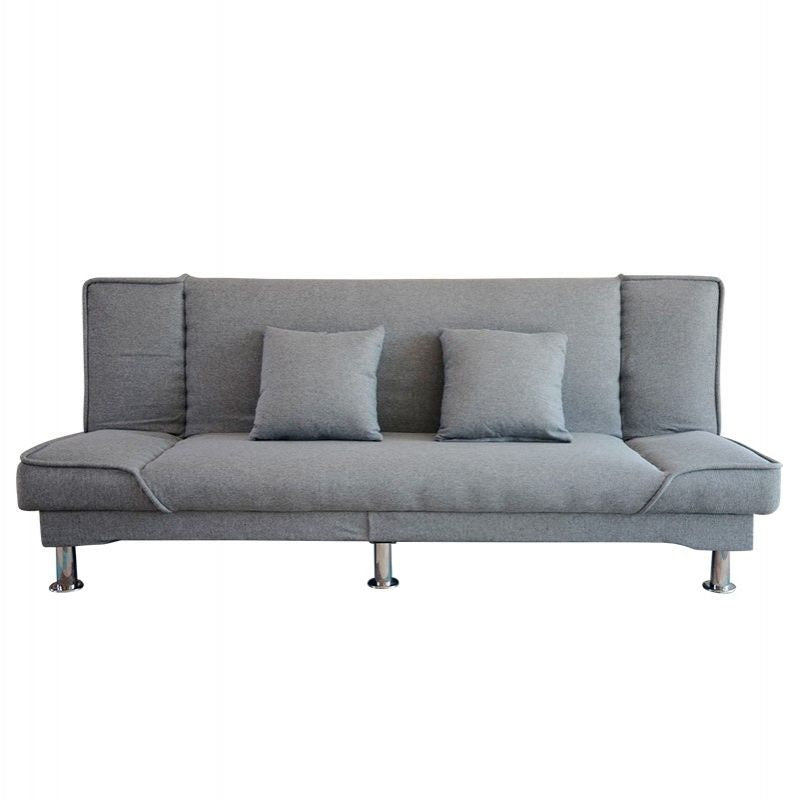 Armless Settee with Cotton Blend 19.68" W Convertible Sleeper Sofa for Living Room