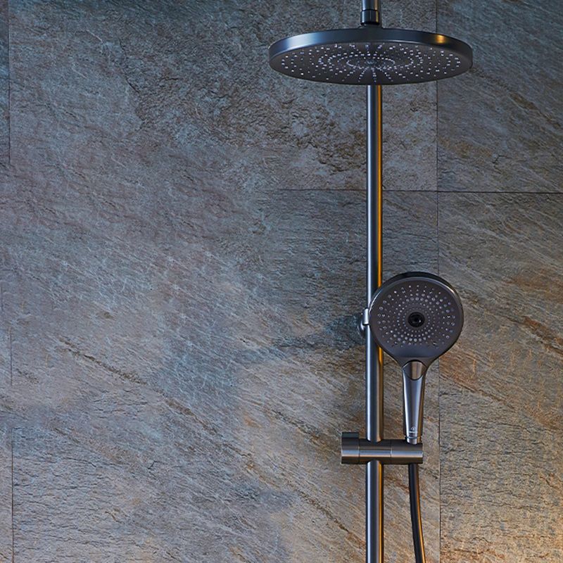 Industial Shower System Color Block Adjustable Spray Pattern Shower Head Combo