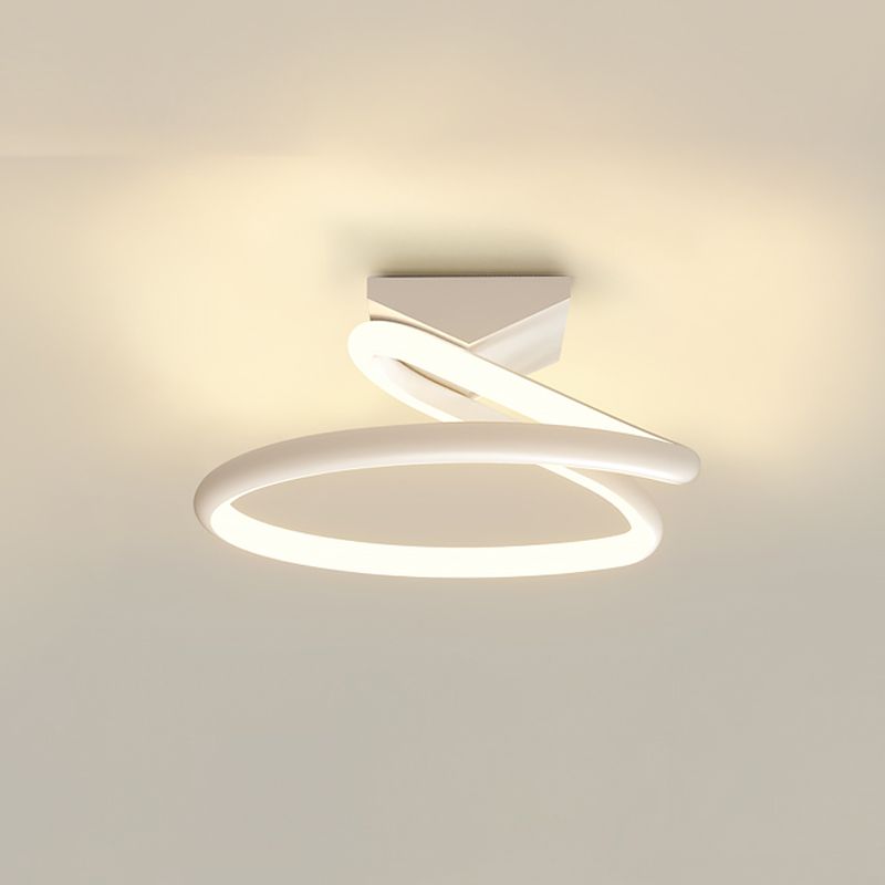Plafonnier encastré à LED de simplicité de lumière montée au plafond de cercle en métal