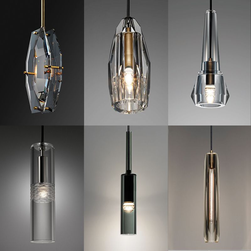 Moderner Stil hängend hängendes hängendes kreativer Kristall Anhänger Beleuchtung für Wohnzimmer