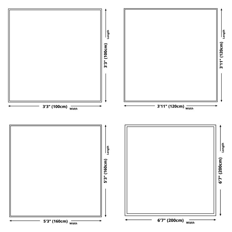 Runde elegante feste Farbe modern