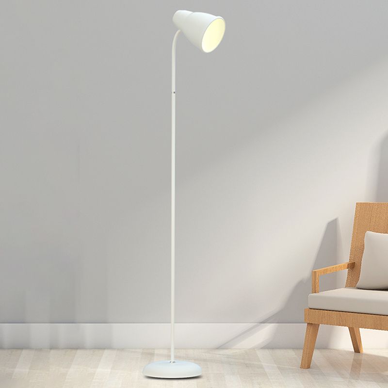 Geometric Metal Floor Light Modern Style 1 Light Floor Light Fixtures