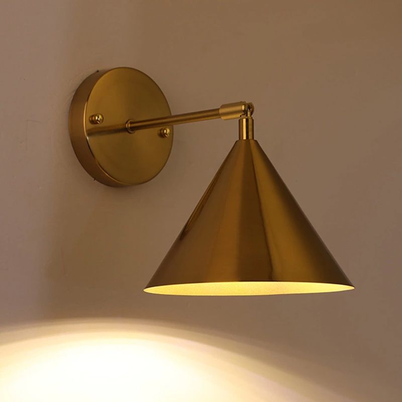 Modern Gold Vanity Lighting Metal Wall Light Fixture for Bathroom