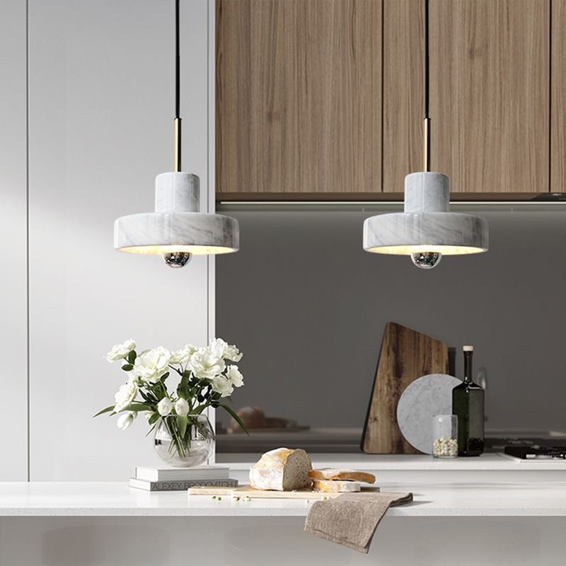 Nordischer Stil weißer Marmor hängend hängend