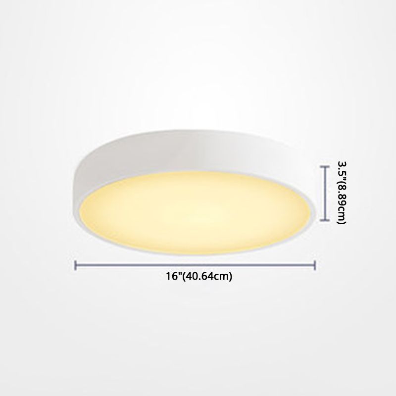 Ronde inbouwverlichting 1-lichts aluminium minimalistische inbouwplafondverlichtingsarmaturen