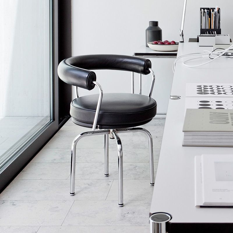 Modern Arm Dining Chair Upholstered Open Back Dining Chair for Dining Room