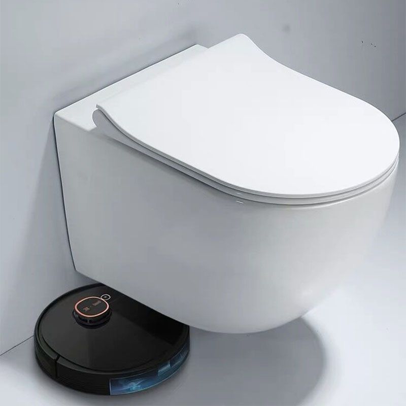 Wall-mounted Toilet Household In-wall Hidden Tank Soft-Close Seat Toilet
