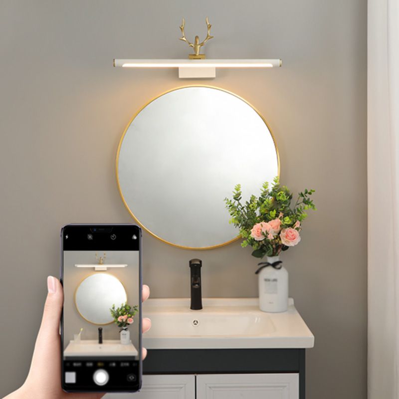 Minimalistische wandkandelspiegel Mirror Lichtwand gemonteerd eenvoudige wandlampwetsen voor toilet