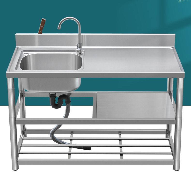 Modern Style Kitchen Sink All-in-one Stainless Steel Kitchen Sink with Drain Assembly