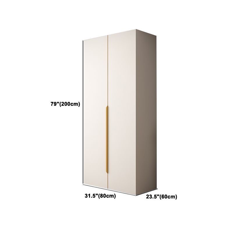 Contemporary Style Wardrobe Armoire Engineered Wood Wardrobe for Home