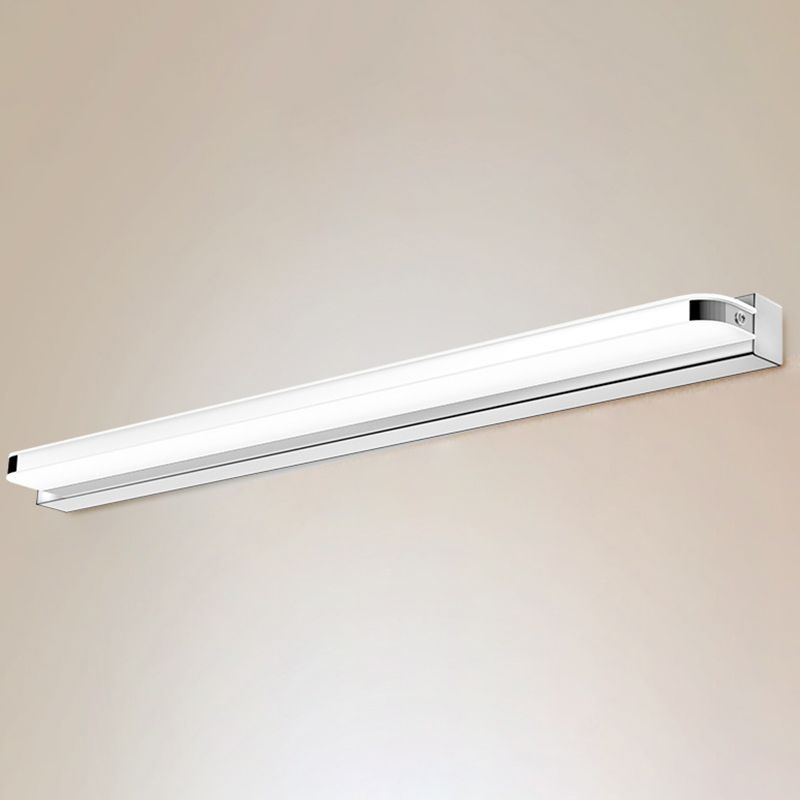 Simple LED Mirror Front Light Modern Vanity Light with Acrylic Shade for Bathroom