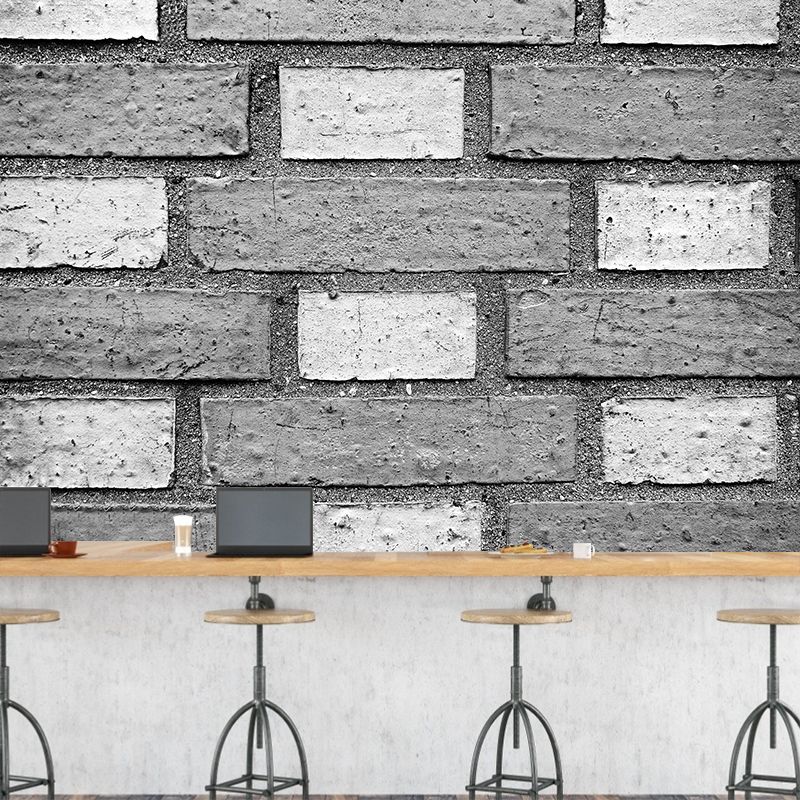 Brick Wall Mural Full Size Wall Decor for House Interior, Personalized Size