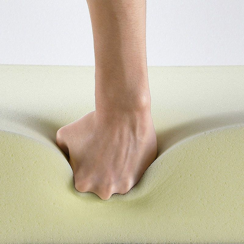 Modernism Sofa with Bolster Pillows Sloped Arm Sofa in Orange