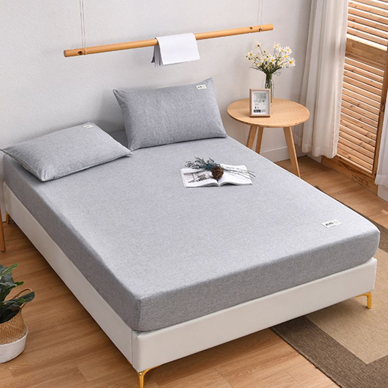 Modern Standard Bed Sheet Set Cotton Soild Sheet Set for Bedroom