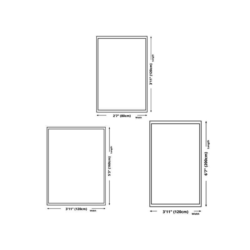 Sapphire Modern Rug Polyester Dog Rug Stain resistent tapijt voor woonkamer