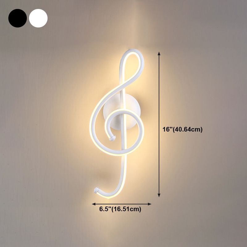 Moderner Stil Metall Wandleuchte lineare Form LED -Wandleuchte für Schlafzimmer