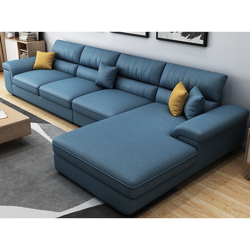 Divano braccio top per cuscini moderni 37,4 "H sezioni cuscini rimovibili con 4 cuscini