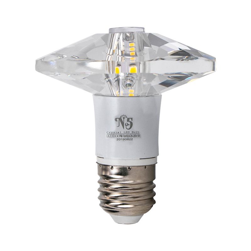 Clear Crystal Diamond Flush Ceiling Light Modern LED Flush Mount Lighting Fixture for Porch