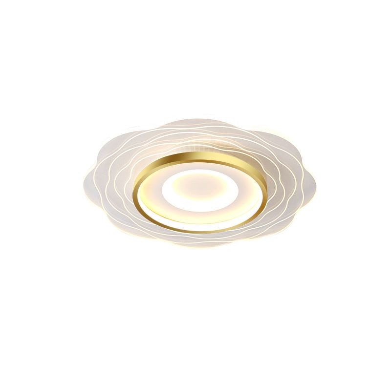 Bloem Flush Mount Plafond Licht Acryl Modern Eenvoud Flush Mount Plafond licht voor slaapkamer