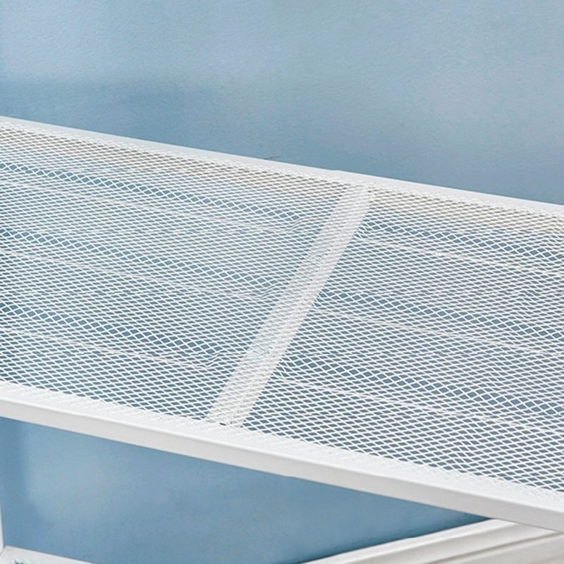 Contemporary Metal Bookcase Open Shelf Bookshelf for Study Room